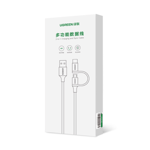 Câble de charge portable <span class=keywords><strong>UGREEN</strong></span> multifonction 2 en 1, câble de charge <span class=keywords><strong>USB</strong></span> 2.0 a vers <span class=keywords><strong>USB</strong></span> Type C et <span class=keywords><strong>Micro</strong></span> <span class=keywords><strong>USB</strong></span> pour Android - Product Image 6