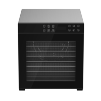 Déshydrateur alimentaire 1000W avec lampe intérieure, 6 programmes automatiques, pour thés aux herbes et épices en poudre