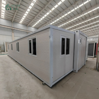 Maisons mobiles pliantes de 40 pieds et 20 pieds, maisons miniatures, maisons préfabriquées en conteneurs, maison préfabriquée à deux chambres, maison en conteneur extensible