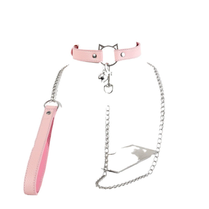 All'ingrosso Bondage Set <span class=keywords><strong>Sexy</strong></span> manette in pelle PU collare e guinzaglio Bondage kit di ritenuta accessori esotici - Product Image 5
