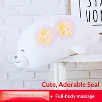 Oreiller de massage en forme d'ours, jouet multifonctionnel à pétrir, poupée en peluche pour dormir, rembourrage en coton PP, cadeau unisexe mignon pour les fêtes