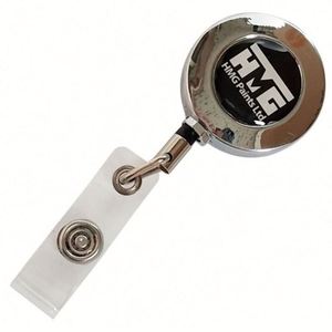 Best Quality Custom Logo Round Metal Aluminium Alloy Badge Holder Reel Novelty Nurse Gift - Product Image 1