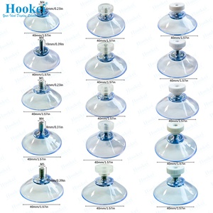 Ventouse en plastique double face pour entretoises de table en verre et présentoirs de signalisation double face pour vitrine - Product Image 3