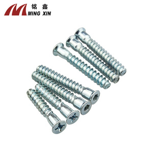 สกรูเกลียวหยาบ Ming Xin ขนาด M7 38 58 68 มม. เหล็กกล้า สำหรับตู้เฟอร์นิเจอร์ อุปกรณ์ฮาร์ดแวร์ - Product Image 2