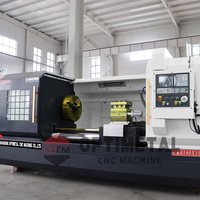 Torno CNC horizontal CK6180X1500, sistema de control GSK, mandril hidráulico de cama plana de un solo husillo, torno CNC de gran escala para trabajo pesado