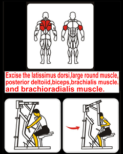 Brightway thể hình thấp trở lại huấn luyện viên đào tạo máy tập thể dục phòng tập thể dục thiết lập sức mạnh Thiết bị chuyển chèo - Product Image 5