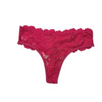 Celana Dalam Wanita Model Thong Seksi, Pinggang Rendah, Bahan Bernapas, Renda Halus Bermotif Bunga, Super Imut, Menarik, Gaya Segar, Model T-Back