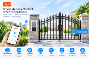 Sistema di Controllo Accessi a 2 Porte XK9-<span class=keywords><strong>D</strong></span>, Controller RFID Intelligente per Porte, 10000 Utenti, <span class=keywords><strong>Accesso</strong></span> Remoto con PIN e Scheda, IP66 - Product Image 2