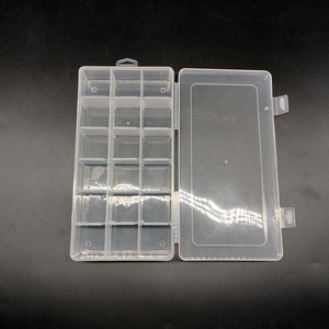 Hình chữ nhật trong suốt PP nhựa 18 gird có thể tháo rời hộp lưu trữ cho đồ trang sức - Product Image 1
