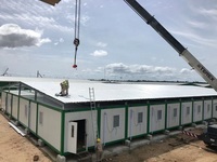 Casa Modulare Prefabbricata Smontabile per Ristrutturazione Infrastrutturale, Consegna Rapida, Struttura in Acciaio Resistente al Calore