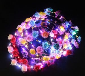 ルミナスヘッドバンドルミナスガーランドヘッドウェア小さなギフトベストセラーおもちゃコンサートヘッドウェアLedヘアフープフラッシュリース - Product Image 5