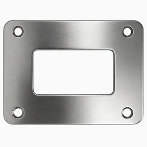 Ensemble de pièces de fabrication de tôles, découpe sur mesure en acier inoxydable, composants industriels - Product Image 5
