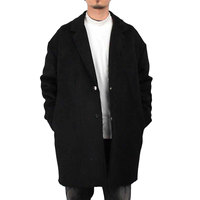Shinesia OEM/ODM – Nouvelle veste décontractée unisexe en laine gaufrée, coupe ajustée, boutonnée, personnalisable, anti-rétrécissement, respirante, pour homme – Collection Designer