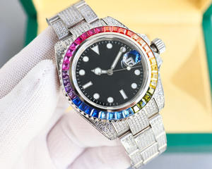 Montre de luxe sertie de diamants - Une fabrication d'une qualité exceptionnelle - Montre mécanique pour homme - Product Image 4