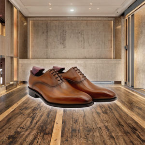Nouvelle Arrivée Chaussures Habillées de Luxe Oxford pour Hommes en Cuir de Veau Véritable Faites à la Main, Confort Personnalisé, Idéales pour Mariage, Bureau et Carrière - Product Image 3