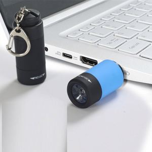 ไฟฉายพกพาอเนกประสงค์แบบพวงกุญแจ พร้อมโลโก้สั่งทำได้ ไฟ LED สีดำ UV ชาร์จ USB ได้ - Product Image 4