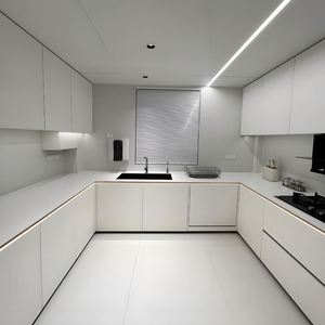 Muebles de Cocina de Madera de Lujo a Precios de Fábrica en China, Juego de Gabinetes de Cocina de Pared, Muebles de Cocina Acrílicos Automáticos - Product Image 1