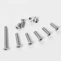 YPH Iso14581 Ss304 vis à tête plate hexalobulaires M4 M6 M8 vis à tête fraisée Torx en acier inoxydable