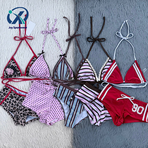 Conjunto de Biquíni Esportivo Brasileiro com Shorts, Nova Tendência <span class=keywords><strong>2026</strong></span>, Moda de Praia Personalizada para Mulheres - Product Image 1