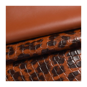 <span class=keywords><strong>Pelle</strong></span> Sintetica con Motivi Leopardati Effetto Lucertola 1,2 mm Semi-PU Stampata Materiale Artificiale per Portafogli e Borse - Product Image 4