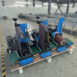 Machine de polissage automatique industrielle pour tôles de 150 mm, idéale pour le débavurage et le polissage des surfaces métalliques - Product Image 2