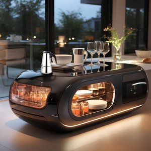 * OUTLET * caffettiera in acciaio inox 2 tazze alte 14.5cm-casa e giardino/articoli per la casa - Product Image 3