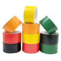 Adhésif acrylique 48mm de largeur Membrane résistante à l'eau simple face Ruban adhésif en tissu mat 5m Emballage à usage industriel facile à déchirer