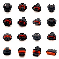 Conector Automotriz Hembra de 6 Pines Gris, Conector Impermeable para Automóvil DT06-6S