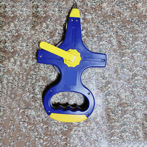 Suplai langsung dari pabrik pita pengukur baja portabel dengan rangka pegangan plastik 30 meter sistem pengukuran metrik 50 meter - Product Image 3