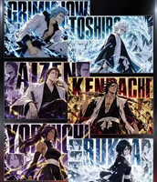 Baiye Merch Bleach Awakening of the Zanpakuto : Planches d'art, sacs scintillants et cartes à collectionner d'anime