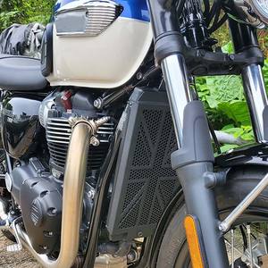 Protection de radiateur pour moto <span class=keywords><strong>Triumph</strong></span> <span class=keywords><strong>Bonneville</strong></span> T100 T120 Bobber Street <span class=keywords><strong>Scrambler</strong></span>, accessoires de moto, grille de protection - Product Image 6
