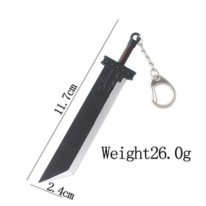 Mini Espada de Aleación de Alta Calidad de 11 cm con 3 Diseños para los Fans del Juego en Línea <span class=keywords><strong>Cloud</strong></span> <span class=keywords><strong>Strife</strong></span> como Regalo Promocional - Product Image 6