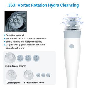 Appareil de beauté Hydra Facial 11 en 1, portable, multifonctionnel, avec rotation vortex à 360°, aspiration, nouvelle technologie de poignée pour le nettoyage des pores - Product Image 4