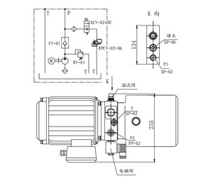 Unidad de Potencia Hidráulica de Alta Calidad, Estación de Bombeo 380V, Unidad Hidráulica de Elevación 220/380V DC/AC - Product Image 2