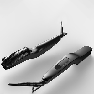 Xách Tay Đa Chức Năng 2-Trong-1 Tóc Styler Điện Lược Nóng Và Râu Ép Bàn Chải Cho Nhà Hoặc Khách Sạn Sử Dụng - Product Image 3