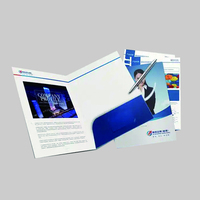 Carpeta de Presentación Personalizable con Logotipo Empresarial, Entrega Rápida, Nombre de Marca en Relieve, Acabado Mate o Brillante, Impresión en Papel de Tamaño Personalizado