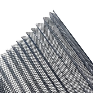 Moustiquaire de fenêtre invisible pliable en polyester, sans rail, style accordéon - Product Image 4