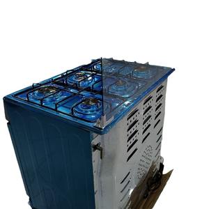 Cuisinière à gaz 6 brûleurs avec four 120L, équipement de cuisson commercial, allumage automatique, double ventilation, four 120L - Product Image 5