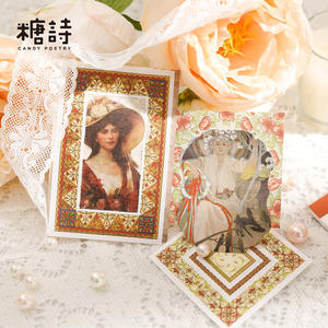 สมุดโน้ตลายโครงกระดูกสไตล์เรโทร 30 ชิ้น/แพ็ค ชุดเรื่องราวอันมหัศจรรย์ของดอกไม้ วัสดุตกแต่งสมุดบันทึก - Product Image 2