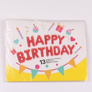 Globos <span class=keywords><strong>de</strong></span> aluminio <span class=keywords><strong>de</strong></span> <span class=keywords><strong>feliz</strong></span> cumpleaños, 13 unidades, <span class=keywords><strong>2022</strong></span> - Product Image 2