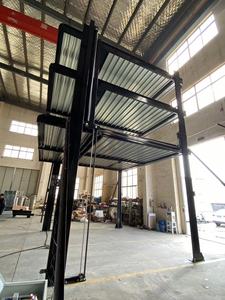 4-bài dọc 3-cấp thủy lực xe nâng đôi Stacker bãi đậu xe nâng cho bãi đậu xe cơ khí <span class=keywords><strong>Pit</strong></span> hệ thống đỗ xe - Product Image 3