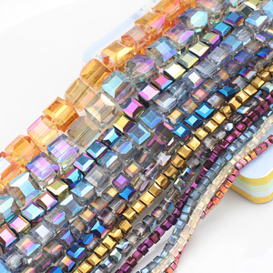 ลูกปัดแก้วเหลี่ยมเพชรพลอย2/3/4/6/8/10/12มม. ลูกปัดคริสตัลสำหรับสร้อยคอสร้อยข้อมือ DIY กระเป๋าเครื่องประดับผู้หญิง - Product Image 5