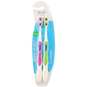 Spazzolino da denti Bont 2 pezzi effetto bianco morbido per uso quotidiano - Product Image 3