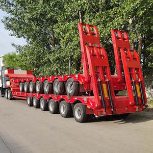 Remolque de Plataforma Baja, Remolque de Cama Baja, Semirremolque Cerrado de Plataforma Baja para Camionetas - Product Image 5