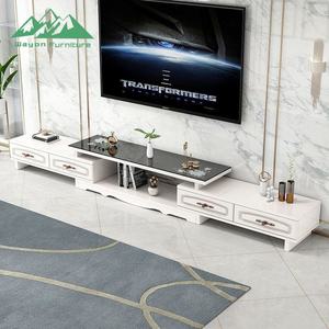 Wayon Nordischer Stil Moderner Holz-<span class=keywords><strong>TV</strong></span>-Schrank Ausziehbar Einfaches Design für Wohnzimmer und Schlafzimmer - Product Image 4
