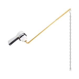 GURBERRY.COM Kit Universale in Metallo Cromato per Maniglia WC con Leva in Ottone e Catene in Acciaio Inox per la Maggior Parte dei Modelli - Product Image 6