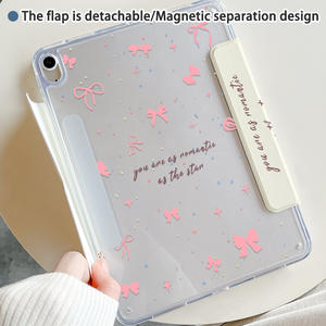 Convient pour les étuis magnétiques détachables en forme de Y pour iPad, étui pliable en acrylique, housse de tablette antichoc - Product Image 5