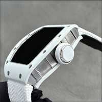 Nouvelle montre pour homme 5501 en fibre de carbone, à remontage manuel, cadran squelette transparent, ultra-légère, sport et affaires