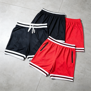 Shorts pour hommes de qualité supérieure en gros, logo personnalisé et tissu en maille respirant, shorts de sport d'été pour hommes - Product Image 1