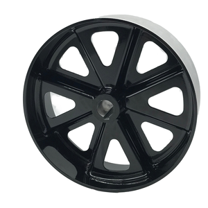 Tùy chỉnh <span class=keywords><strong>Die</strong></span>-<span class=keywords><strong>cast</strong></span> Red & Black nhôm Đức xe lăn bánh xe Spray-Coated bề mặt đúc dịch vụ - Product Image 1